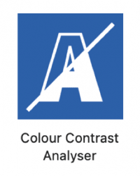 Логотип Color Contrast Analyser