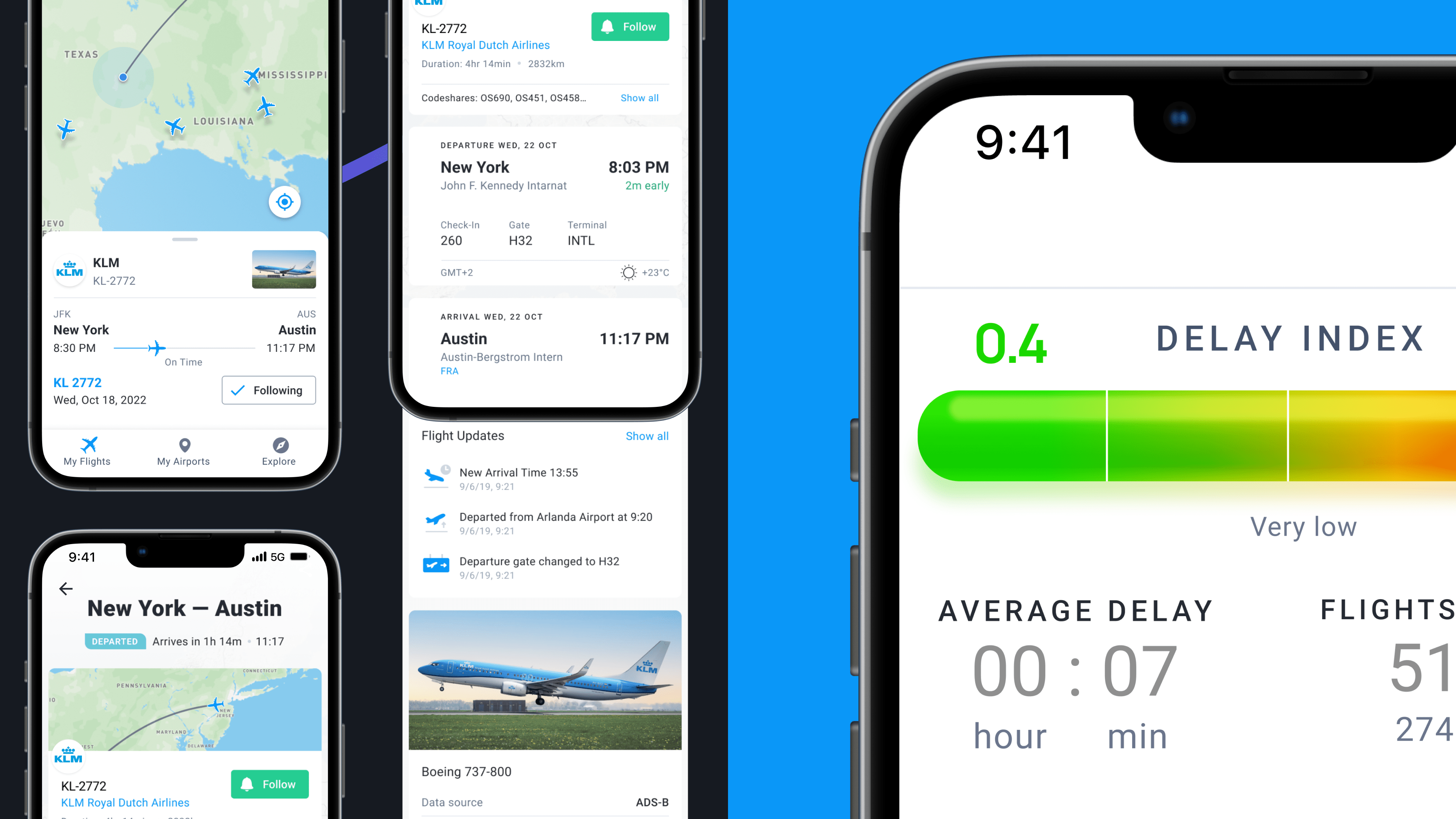 Дизайн мобильного приложения Planes Live от Apalon
