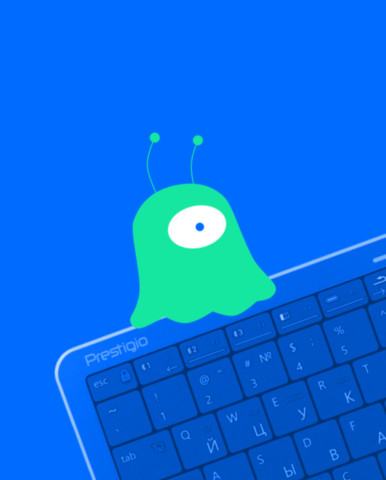 Сайт для стартапа интуитивной клавиатуры Clevetura