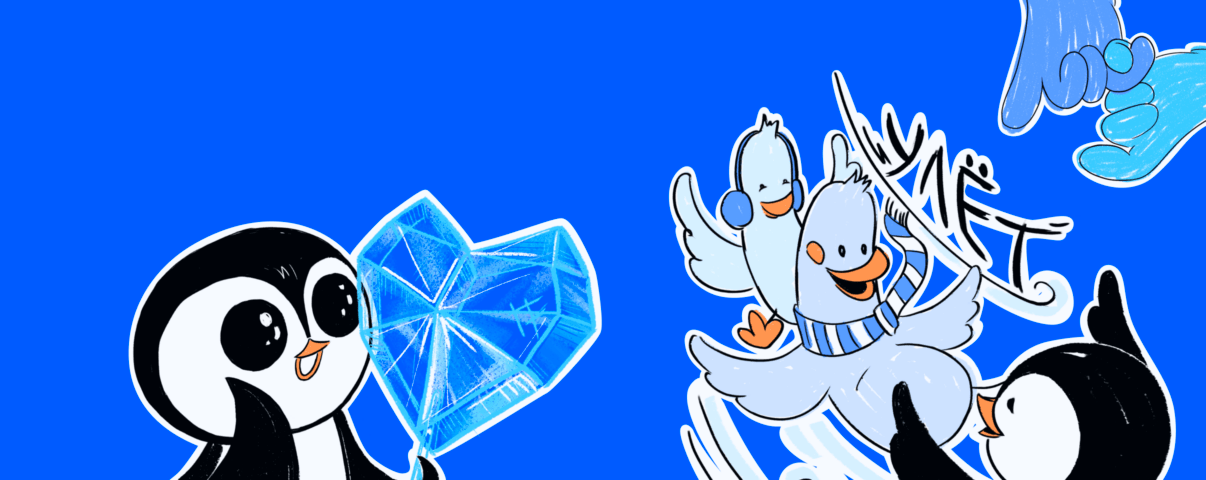 Стикерпак телеграм для благотворительной организации Детские деревни SOS