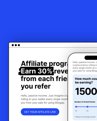 Дизайн сайта для криптотрейдинговой платформы Bitsgap