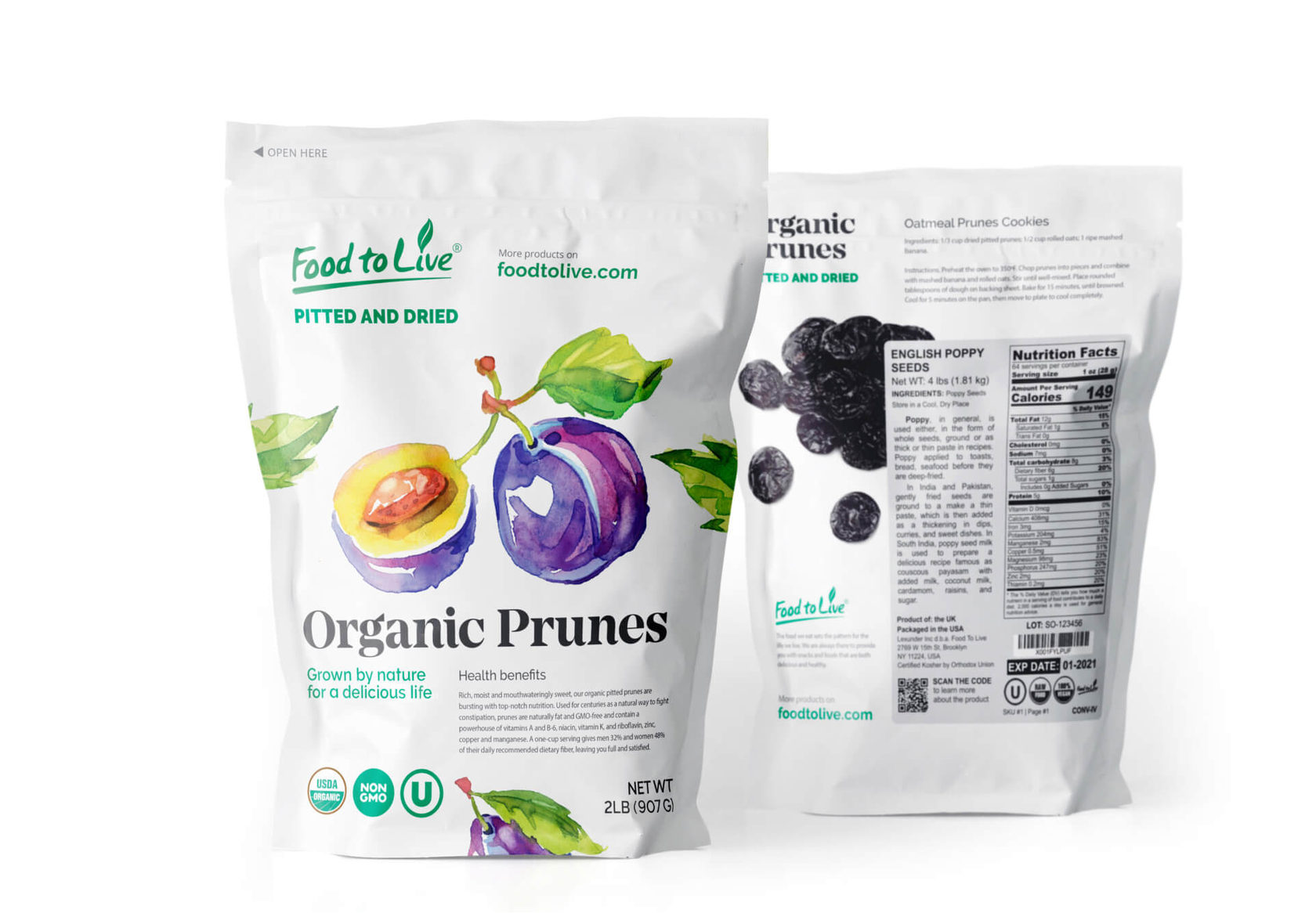 Кейс Food to Live. Брединг упаковки